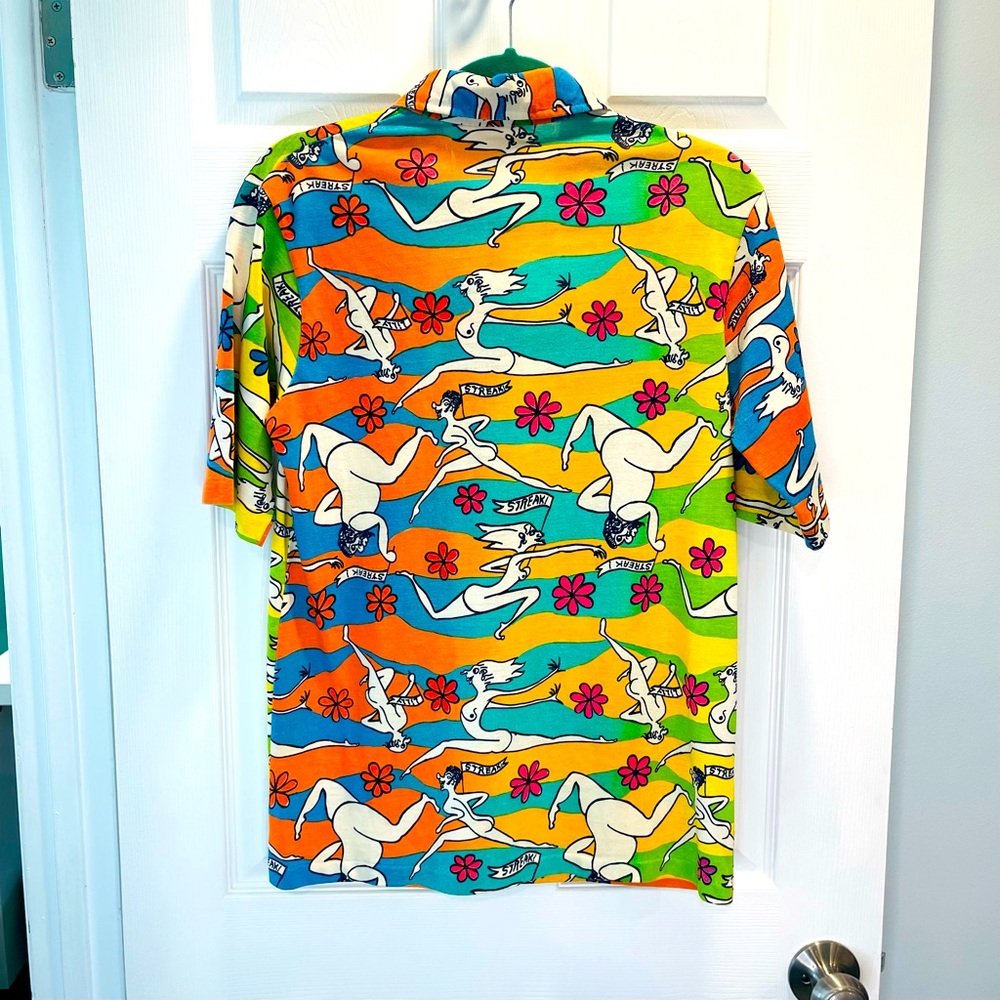 Lilly Pulitzer Mens Stuff Vintage STREAKER PRINT The Ultimate 🦄 Unicorn Shirt 🦄 - Picture 2 of 7